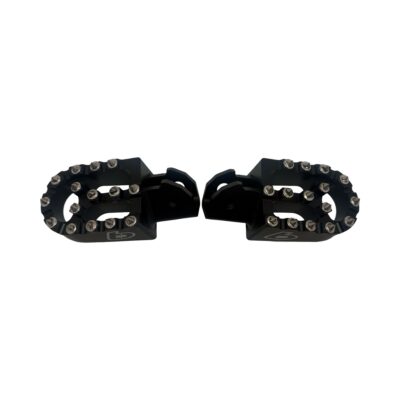 TB Billet Aluminum Wide MX Footpeg Set, USA Made – CRF110