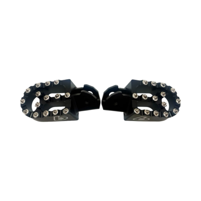 TB Billet Aluminum Wide MX Footpeg Set, USA Made – CRF110
