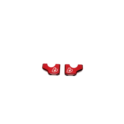 TB 30mm Riser for PCM Triple Clamp, USA CNC, Red – KLX140 & KX85