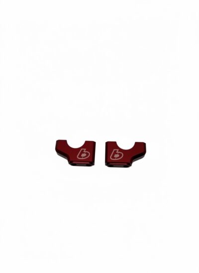 TB 30mm Riser for PCM Triple Clamp, USA CNC, Red – KLX140 & KX85