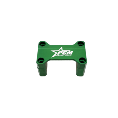 TB Bar Riser & Clamp, CNC, Green, 1-1/8" – PCM Triple Clamp